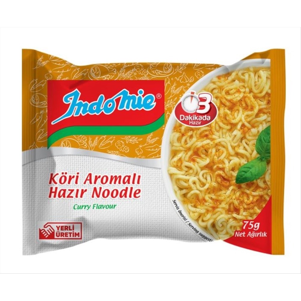 INDOMIE KÖRİLİ HAZIR NOODLE 75GR