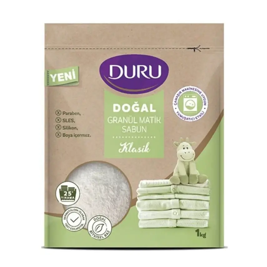 DURU DOĞAL GRANÜL MATİK SABUN KLASİK 1000G