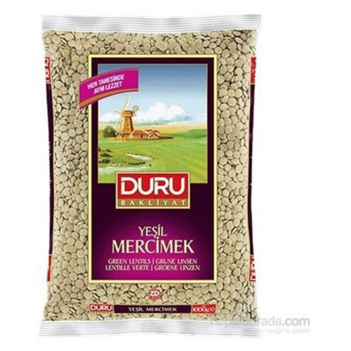 DURU YEŞİL MERCİMEK 1 KG