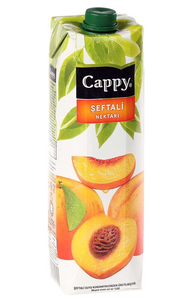 CAPPY ŞEFTALİ MEYVE SUYU 1 LT