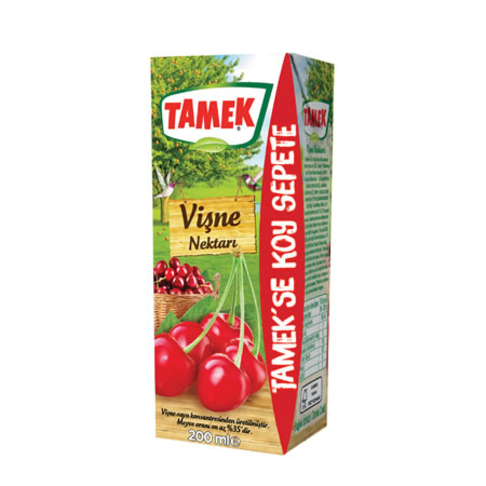 TAMEK  VİŞNE NEKTARİ  200 ML