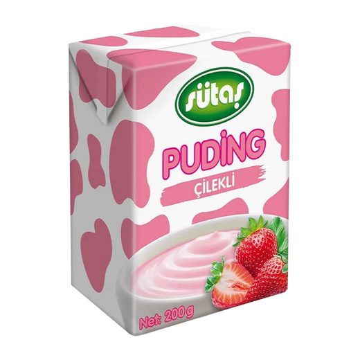 SÜTAŞ ÇİLEKLİ PUDİNG 200 ML
