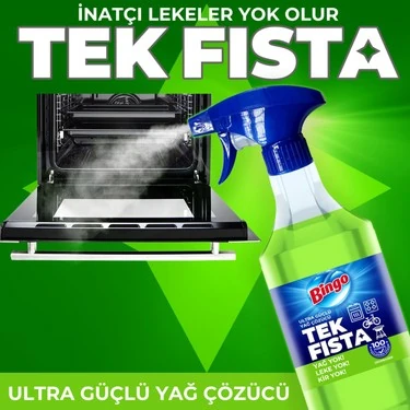 BİNGO ULTRA GÜÇLÜ YAĞ ÇÖZÜCÜ SPREY 900 ML