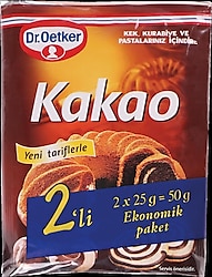 DR.OETKER KAKAO 2 Lİ PAKET 50GR