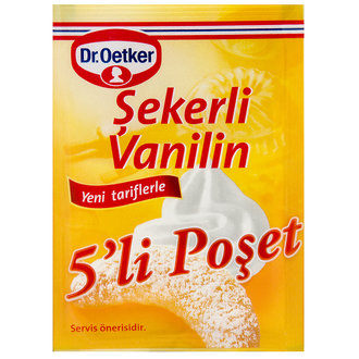 DR.OETKER ŞEKERLİ VANİLİN 5Lİ POŞET