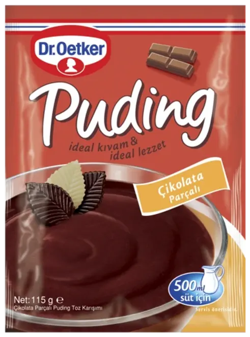 DR.OETKER PUDİNG ÇİKOLATA PARÇALI 115 G