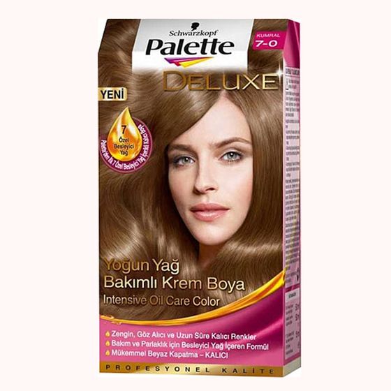 PALETTE DELUXE 7-0 KUMRAL SAÇ BOYASI