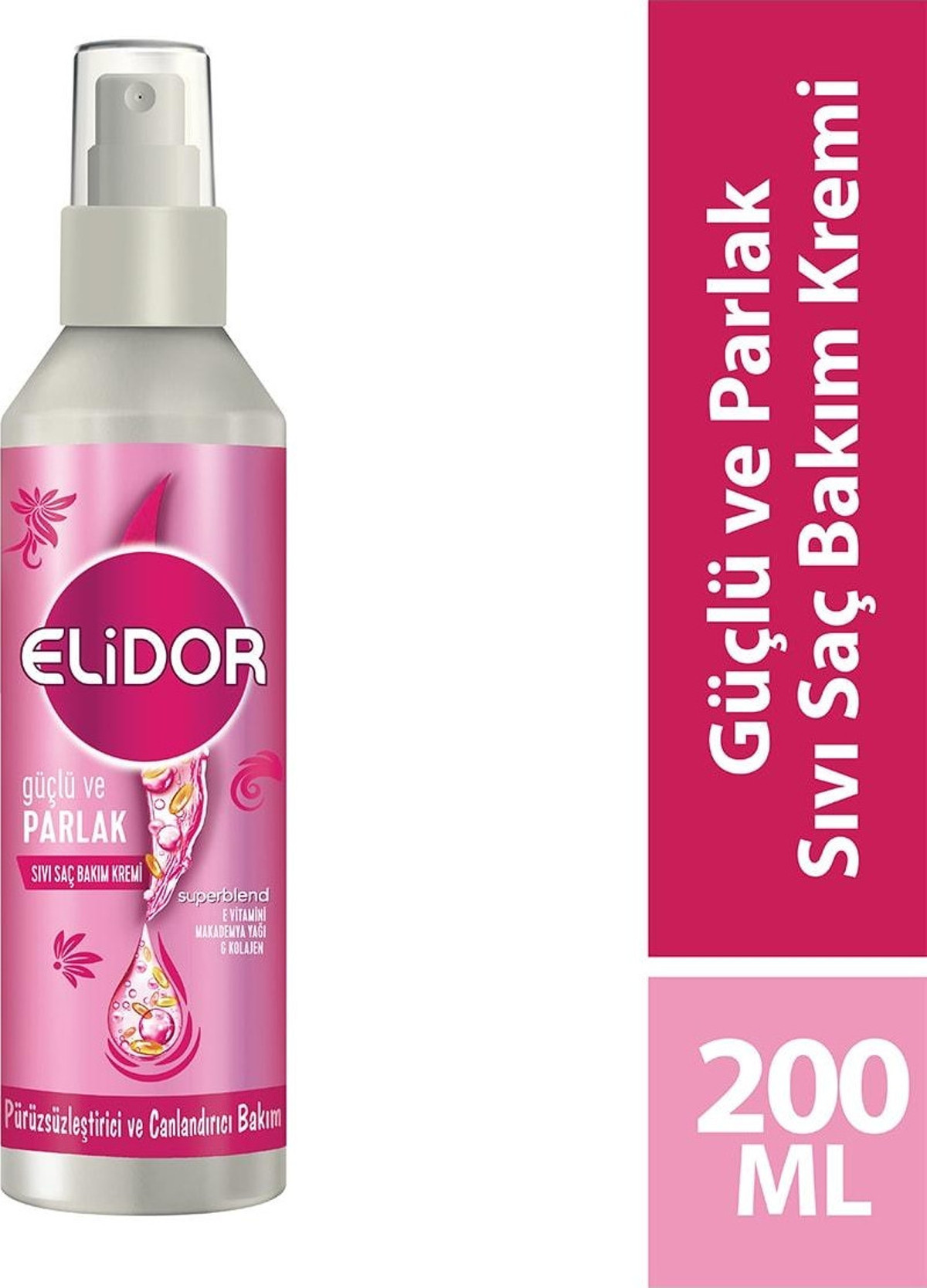 ELİDOR GÜÇLÜ VE PARLAK SIVI  SAÇ KREMİ 200 ML