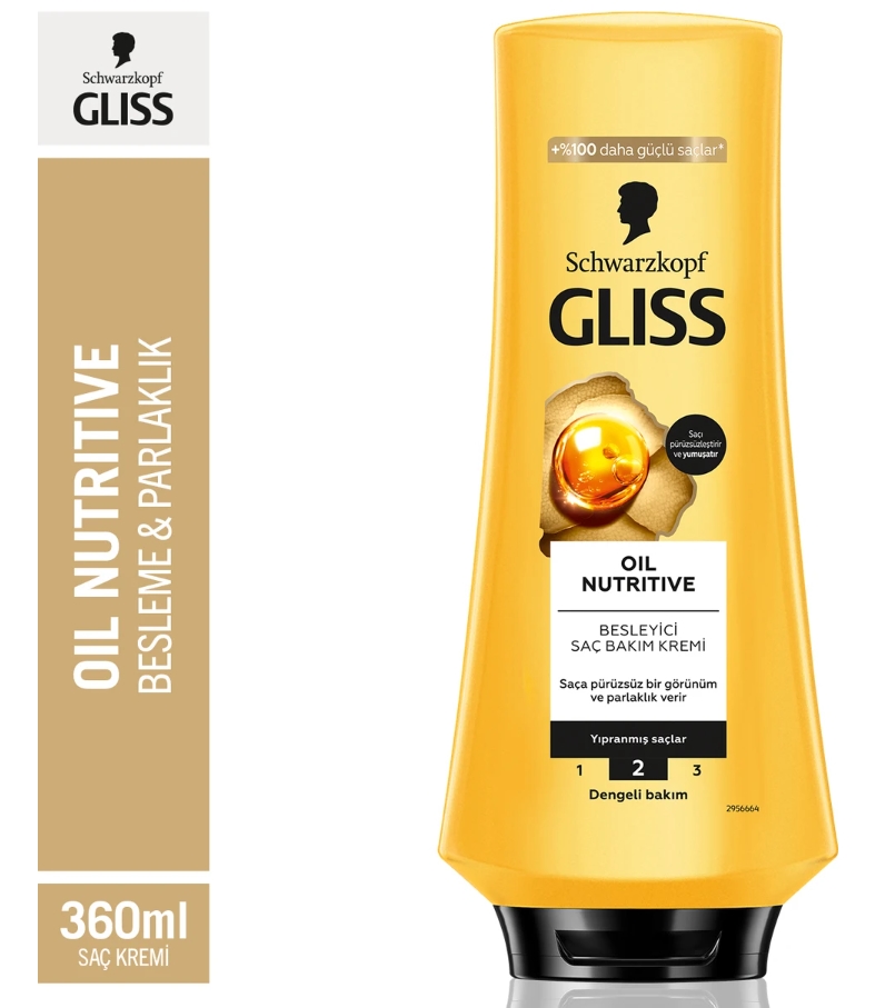 GLISS SAÇ KREMİ OÍL NUTRİTİVE 360ML 