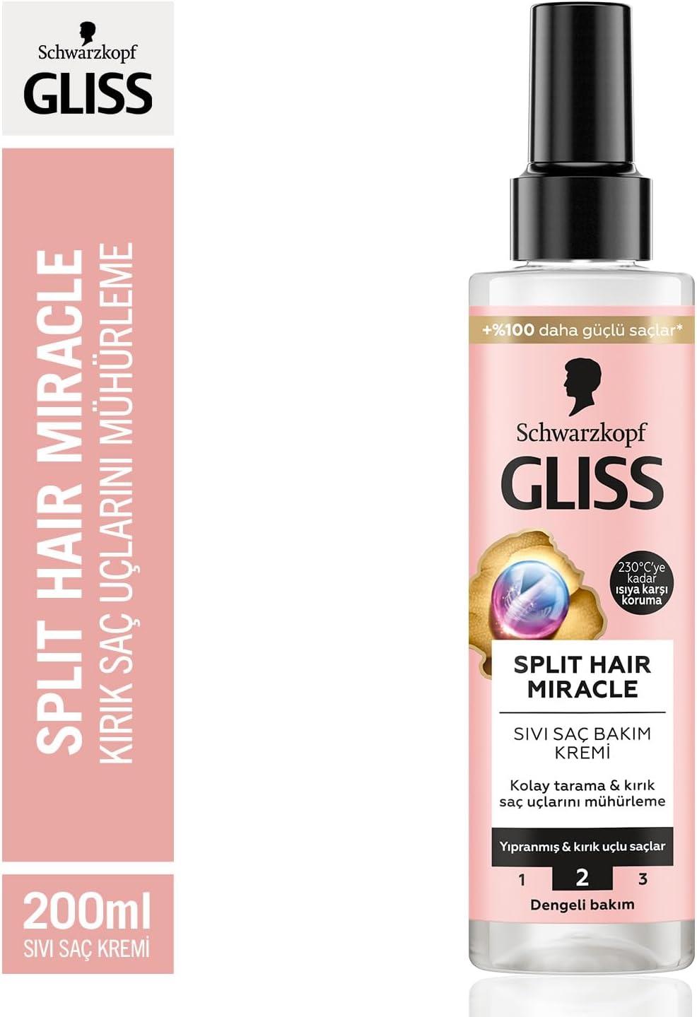 GLISS SIVI SAÇ KREMİ  SPLIT HAIR MIRACLE  200ML 