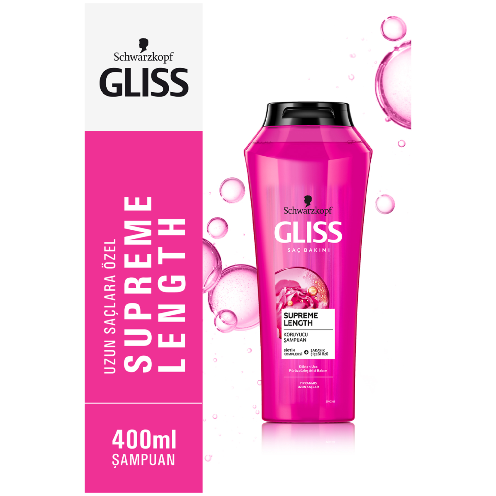 GLISS ŞAMPUAN  SUPREME LENGTH  40OML
