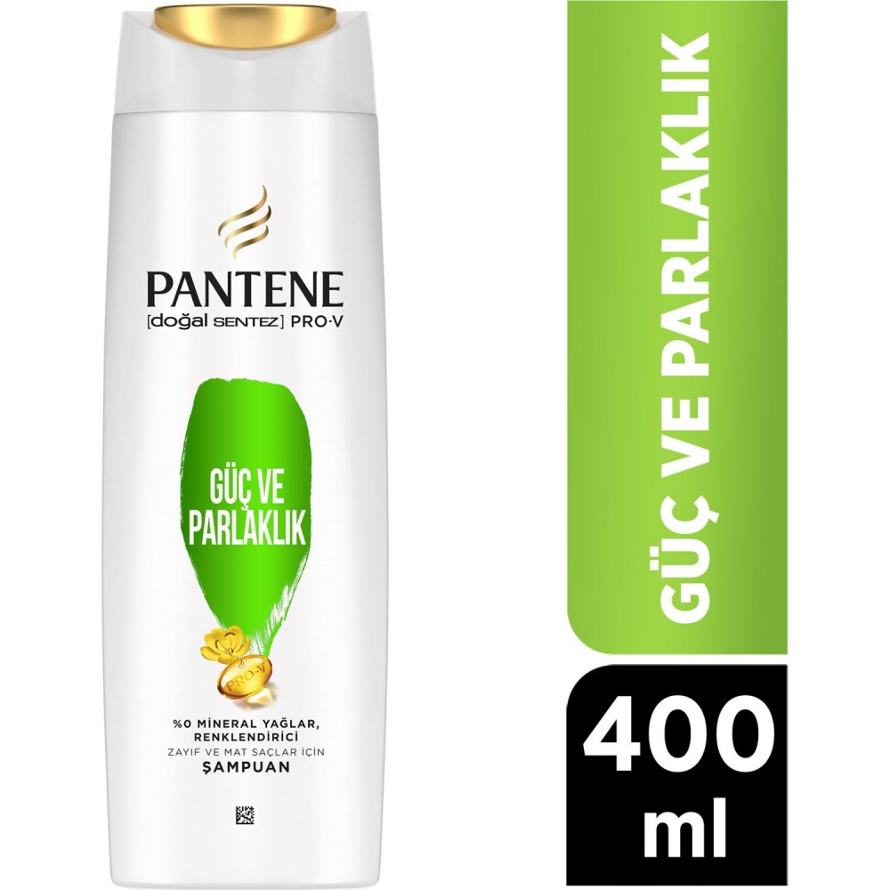 PANTENE GÜÇ VE PARLAKLIK ŞAMPUAN 400 ML