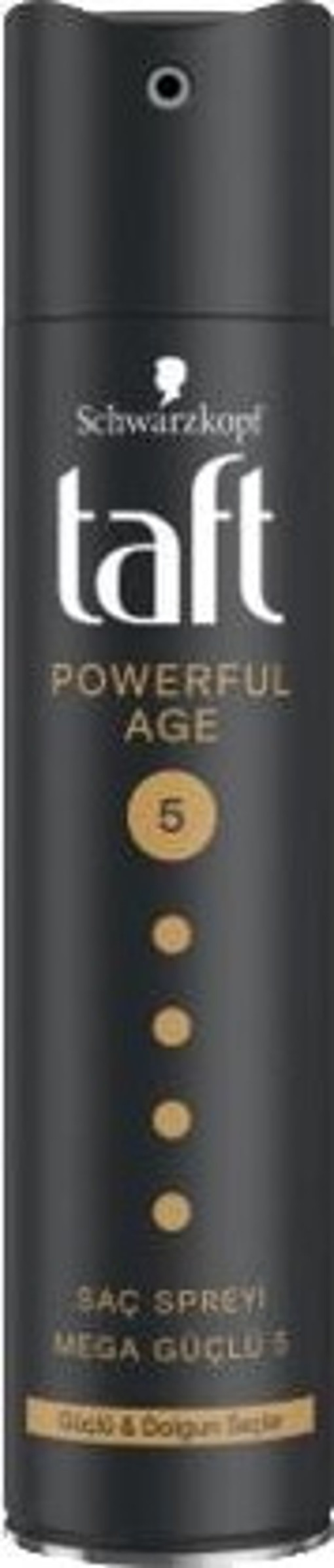 TAFT SAÇ SPREYİ POWERFUL AGE  250ML 