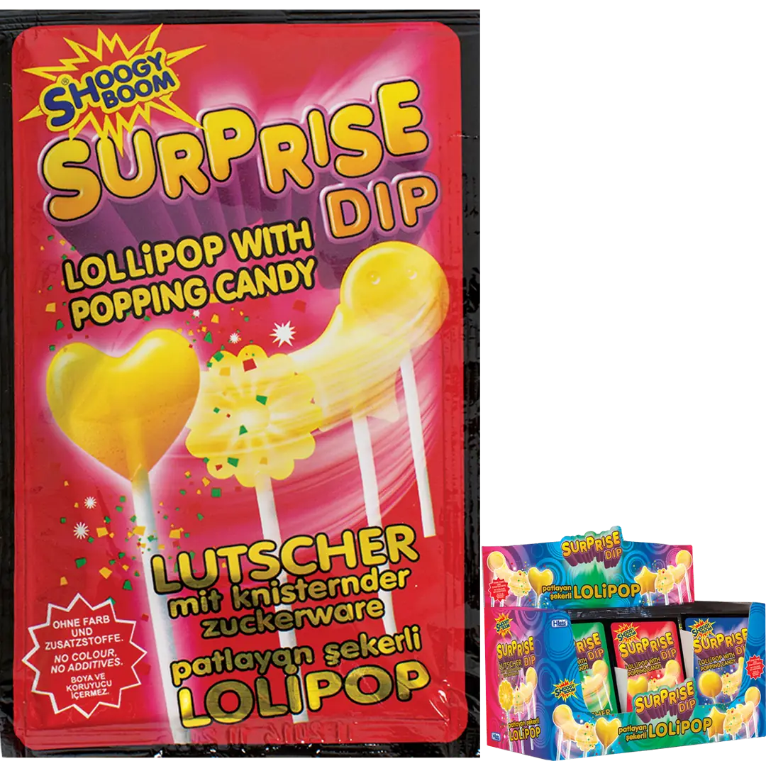 CRAZY DIPS PATLAYAN ŞEKER LOLİPOP 14 GR