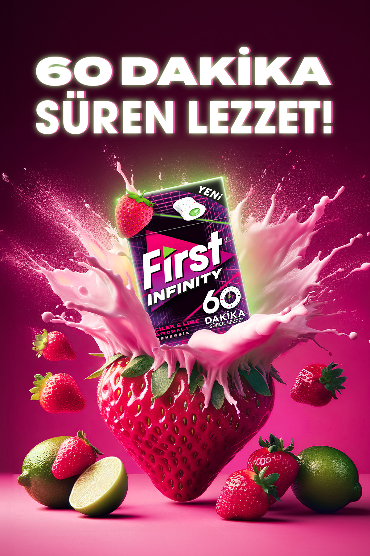 FİRST İNFİNİTY 60 DK ÇİLEK AROMALI  29,7 GR