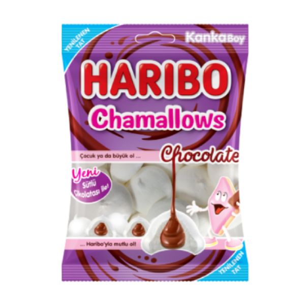 HARİBO CHAMALLOWS ÇİKOLATA DOLGULU 62 G