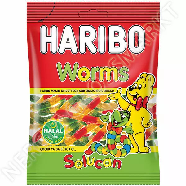 HARİBO WORMS SOLUCAN 80 G