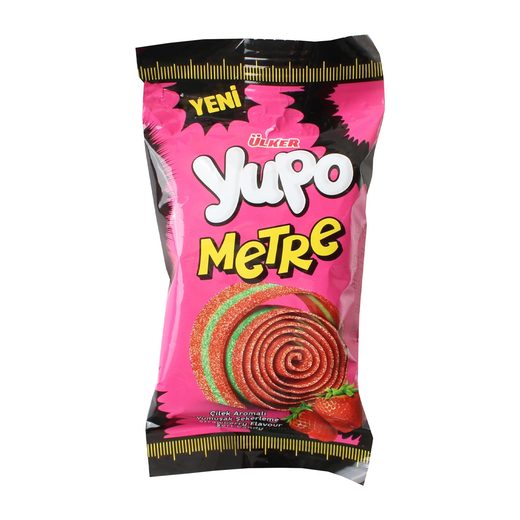 ÜLKER YUPO METRE ÇİLEK AROMALI ŞEKERLEME 50 GR 