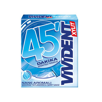 VİVİDENT SAKIZ XYLIT 45DK NANE AROMALI 33G