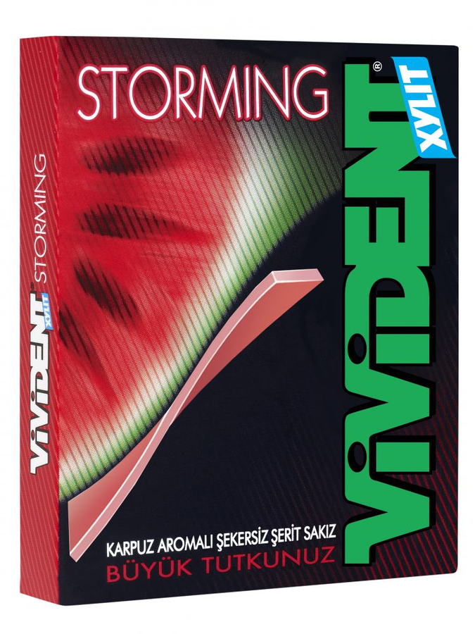 VİVİDENT SAKIZ XYLIT STORMİNG KARPUZ 33 G