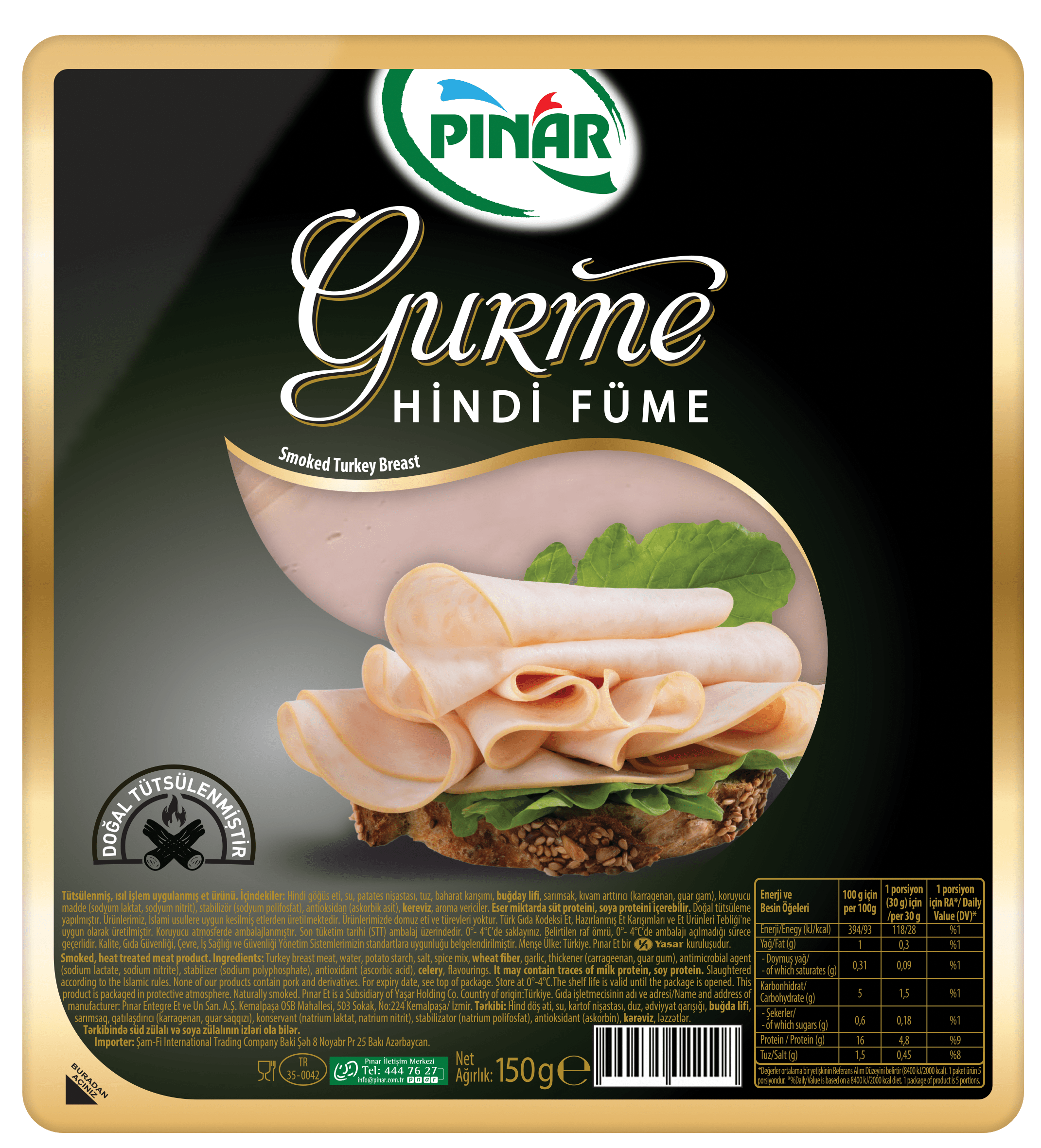 AYTAÇ GURME HİNDİ FÜME 60 GR