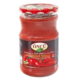 ÖNCÜ ÜÇÜ BİR ARADA SALÇA CAM 700 GR