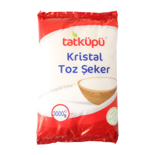 TATKÜPÜ KRİSTAL TOZ ŞEKER 3000 GR