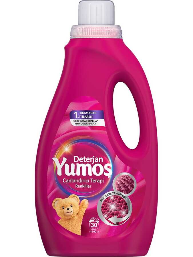 YUMOŞ RENKLİLER İÇİN SIVI DETERJAN 1500 ML