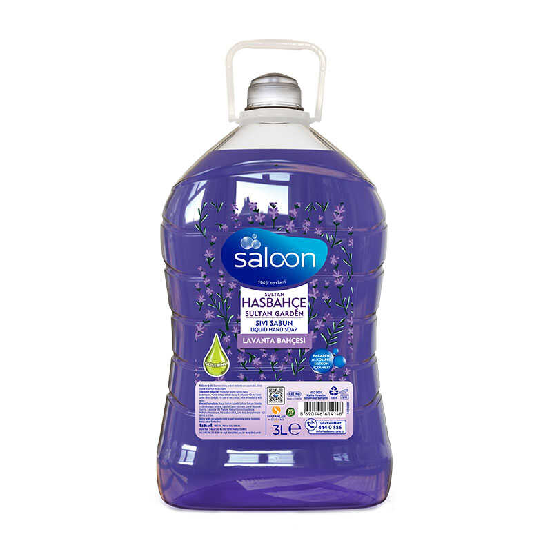 SALOON HASBAHÇE LAVANTA BAHÇESİ SIVI SABUN 3LT
