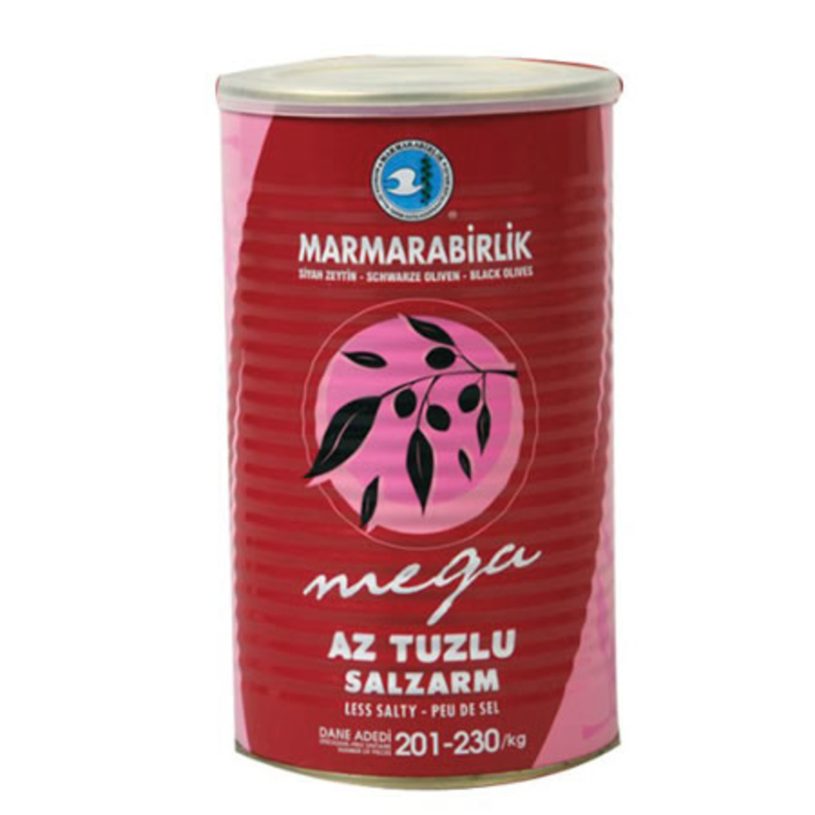 MARMARABİRLİK XL 201-230 ADET SİYAH ZEYTİN 800 GR
