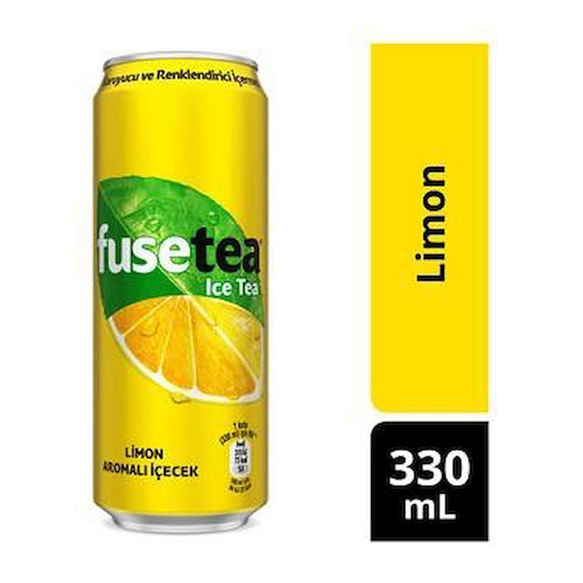 FUSETEA LİMON AROMALI 330 ML TENEKE