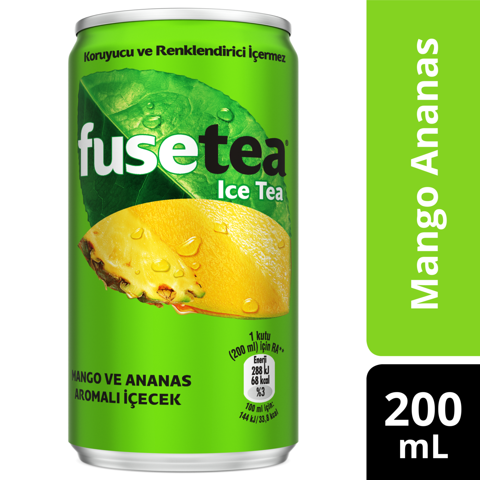 FUSETEA MANGO ANANAS 200 ML TENEKE