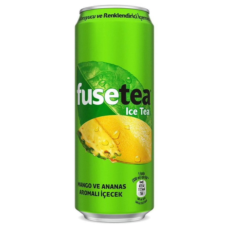 FUSETEA MANGO ANANAS 330 ML TENEKE