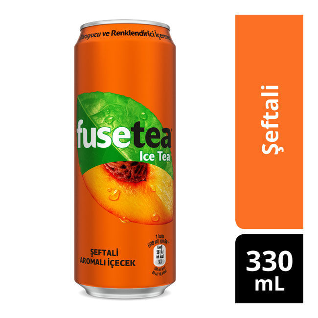 FUSETEA ŞEFTALİ 330 ML TENEKE