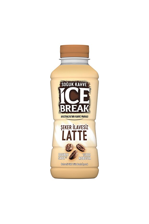 ICE BREAK ŞEKERSİZ LATTE SOĞUK KAHVE  375 ML