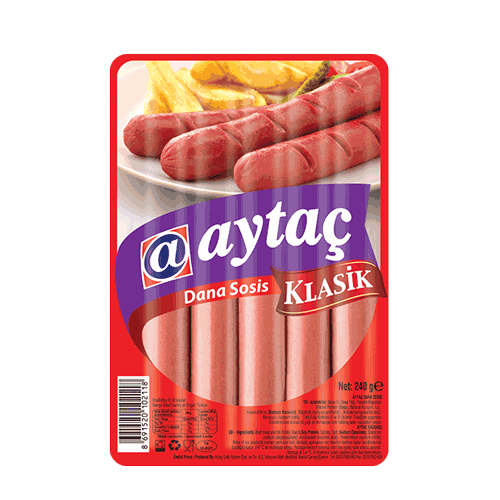 AYTAÇ DANA  SOYULMUŞ SOSİS 240 GR