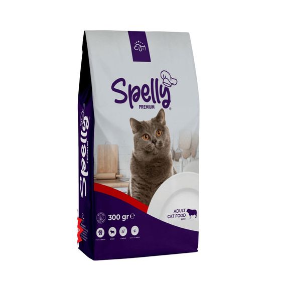 SPELLY BİFTEKLİ  KEDİ MAMASI 300 GR