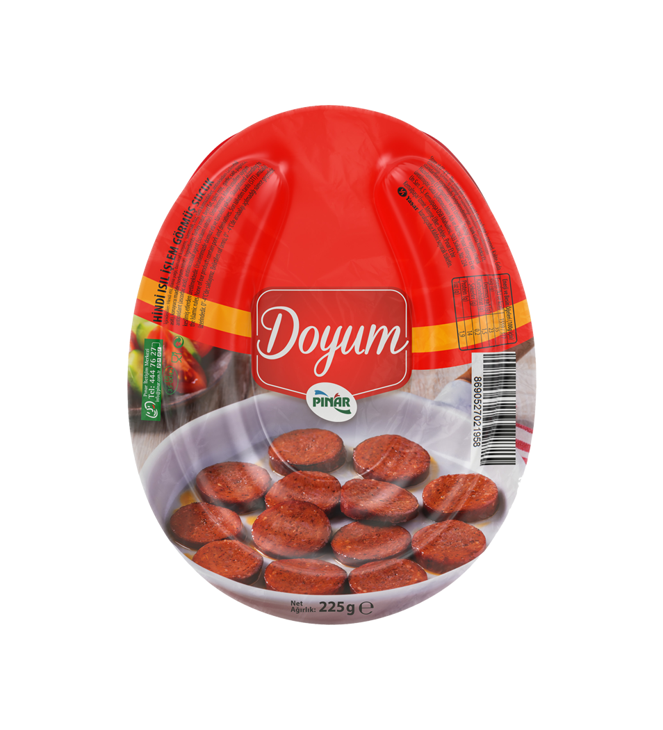 PINAR SUCUK HİNDİ DİLİMLİ DOYUM 250 GR
