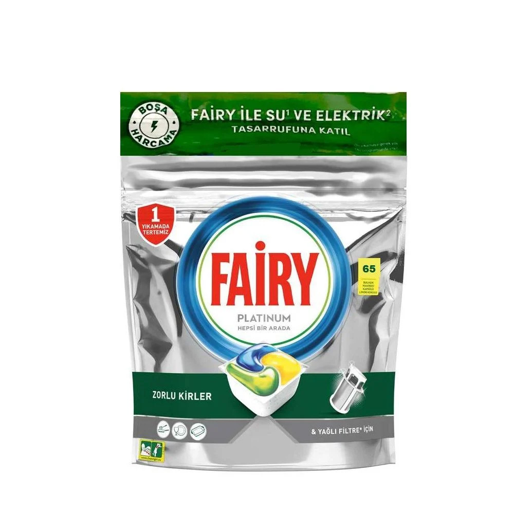 FAİRY PLATINUM ZORLU KİRLER 65 Lİ TABLET