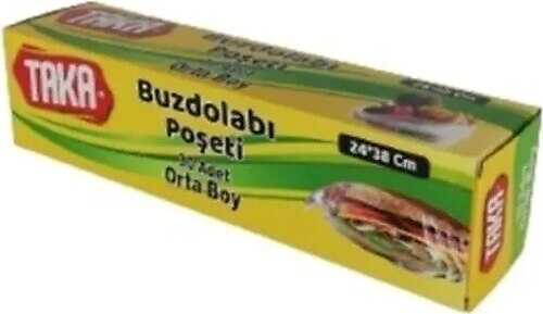 TAKA KÜÇÜK BOY  BUZDOLABI POŞETİ 30 ADET