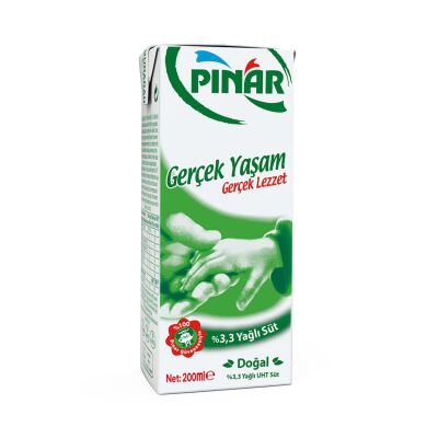 PINAR %1 YAĞLI SÜT 200 ML