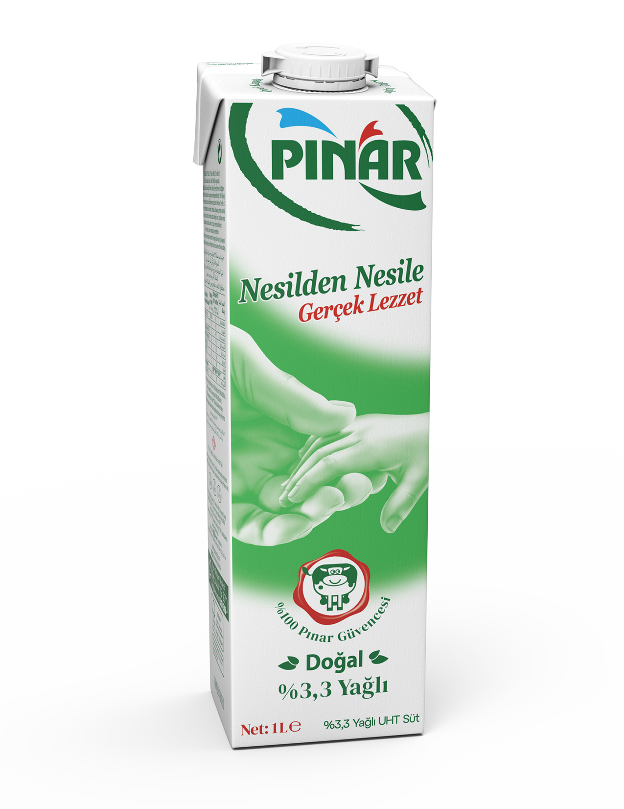 PINAR TAM YAĞLI %3,3  SÜT 1 LT