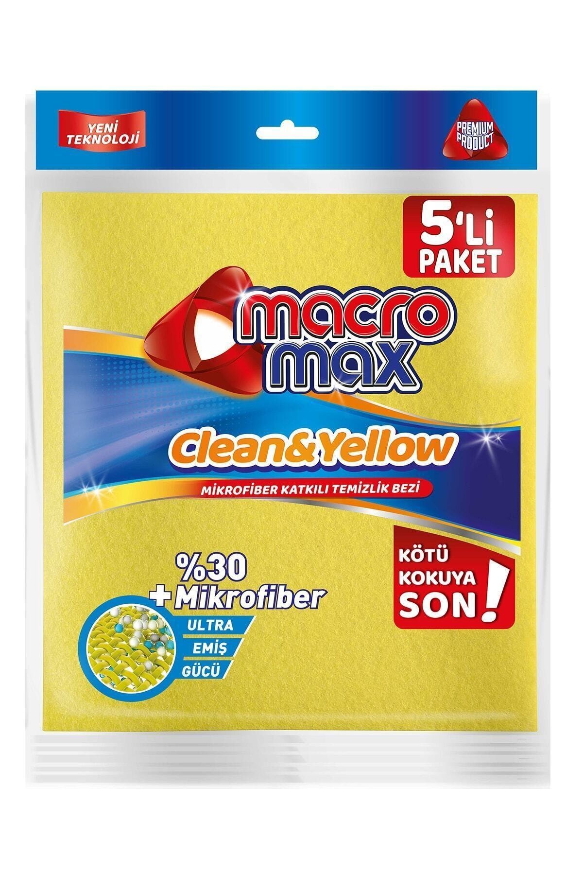 MACROMAX MİKROFİBER TEMİZLİK BEZİ 5 