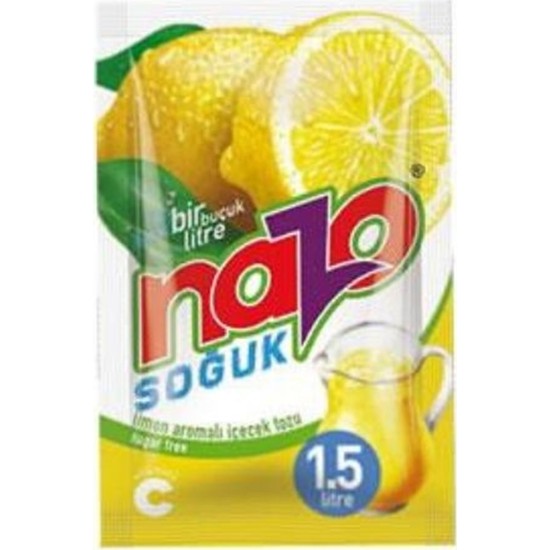 NAZO LİMON AROMALI TOZ  İÇECEK 9 GR