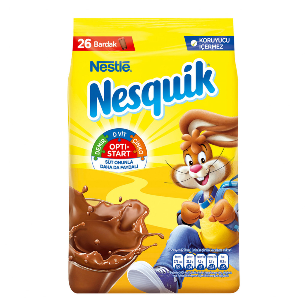 NESTLE NESQUİK SÜTÜ SEVDİRİR TOZ 375 G