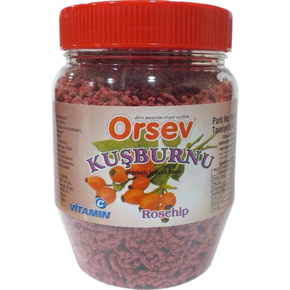 ORSEV KAVANOZ KUŞBURNU AROMALI TOZ İÇECEK 300 GR