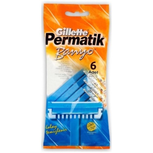 GILLETTE PERMATİK BANYO 6 ADET