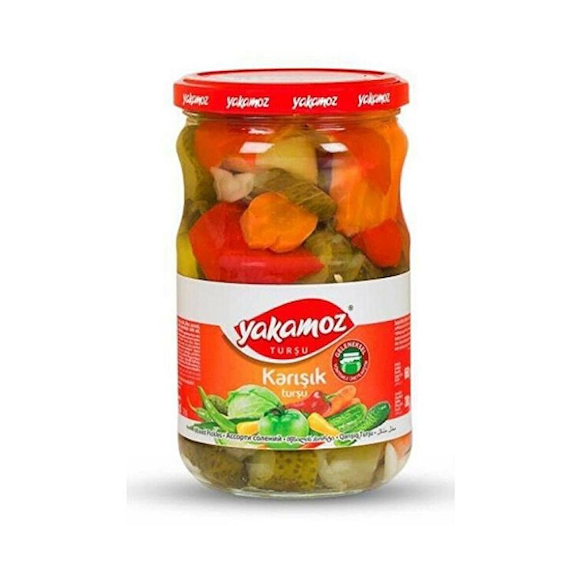 YAKAMOZ KARIŞIK TURŞU CAM 720 ML