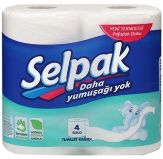 SELPAK TUVALET KAĞIDI 4LÜ 