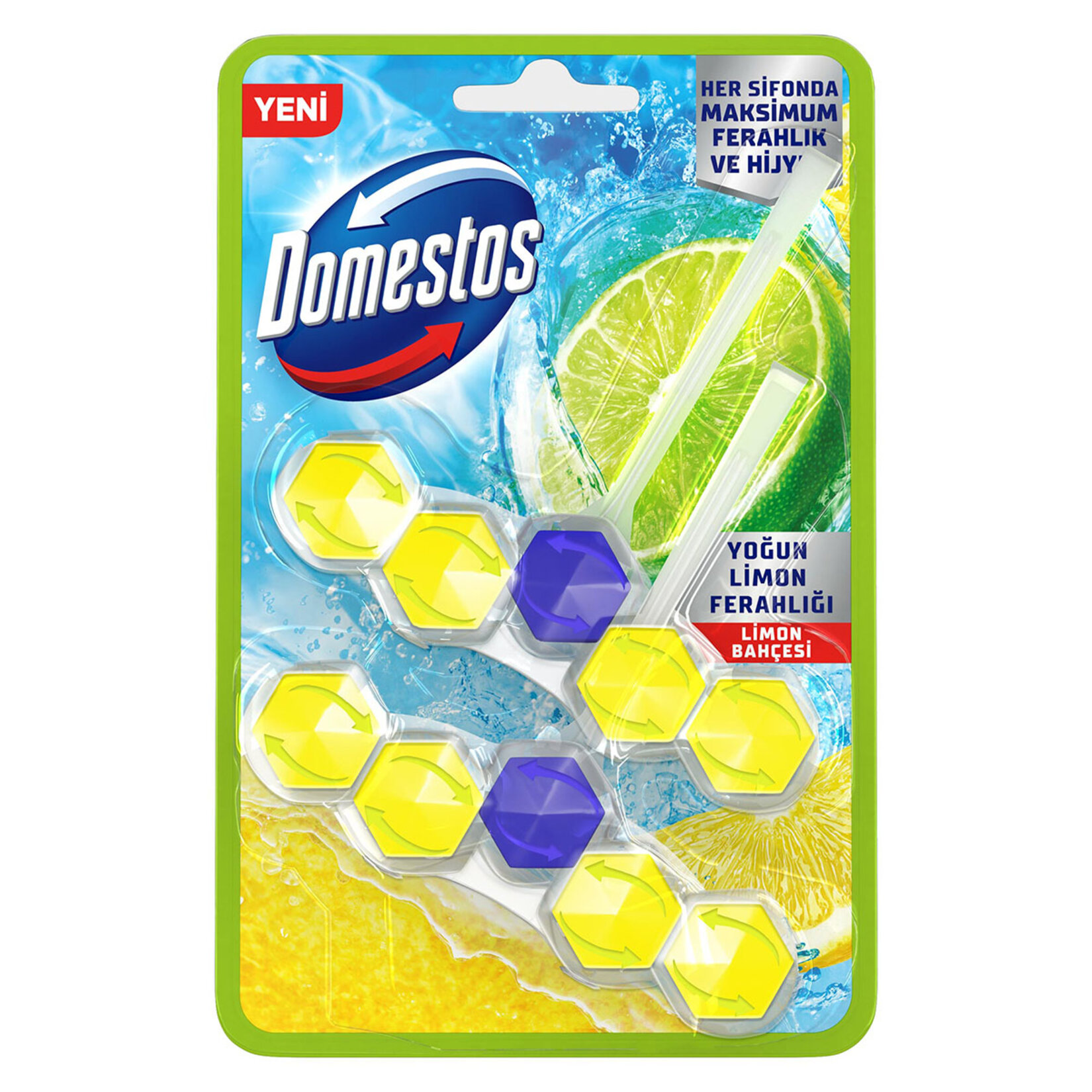 DOMESTOS LİMON KOKULU WC BLOK 2*50 GR